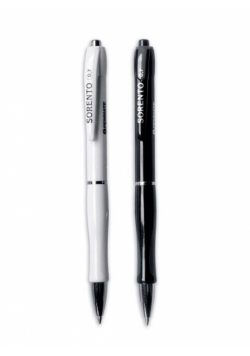 Długopis Sorento Black&White niebieski (24szt)