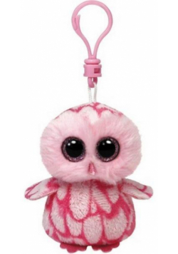 Beanie Boos Pinky - Różowa Sowa brelok