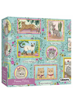 Puzzle 1000 Słynne koty G3