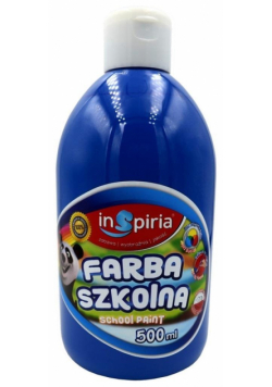 Farba szkolna ciemnoniebieska 500ml