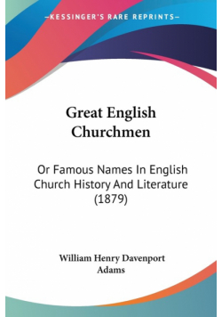 Great English Churchmen