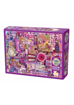 Puzzle 1000 Pomaluj mój świat na kolor... fiolet