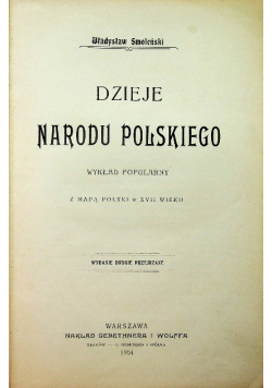 Dzieje Narodu Polskiego 1904 r.