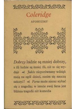 Coleridge Aforyzmy