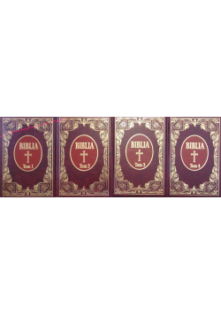 Biblia Tom 1 do 4 Reprint z 1599 r.