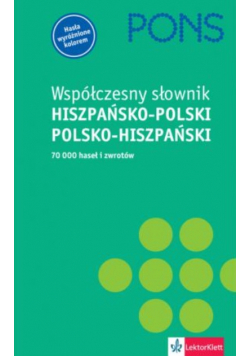 PONS współczesny słownik hiszpańsko - polski polsko - hiszpański