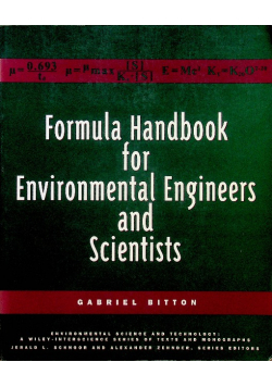 Fomula Handbook for Environmental Engineers and Scientists