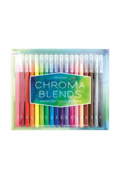 Flamastry pędzelkowe akwarelowe Chroma blends