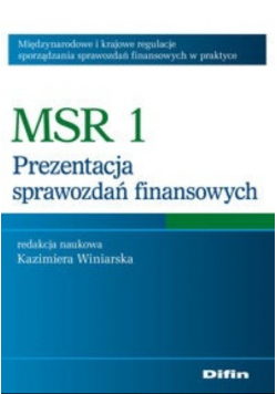MSR 1 Prezentacja sprawozdań finansowych