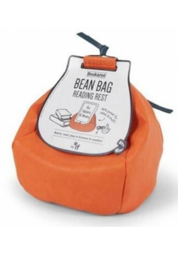 Bean Bag Pufa z kieszonką pod książkę/tablet pomar