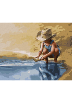 Malowanie po numerach - W dzieciństwie 40x50cm