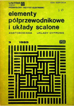 Elementy półprzewodnikowe i układy scalone nr 3