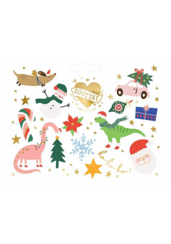Tatuaże zmywalne Ho ho ho! 13szt