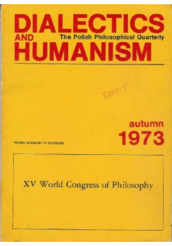 Dialectics and humanism