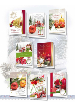 Karnet B6 Boże Nar. Z opłatkiem Świecki (10sz) MIX