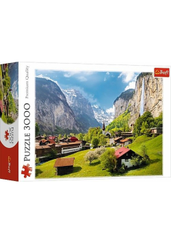 Puzzle Lauterbrunnen, Szwajcaria 3000