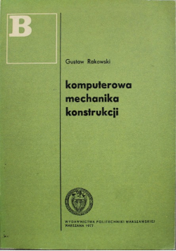 Komputerowa mechanika konstrukcji