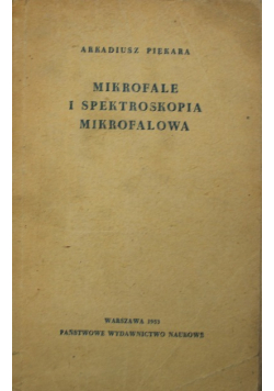 Mikrofale i spektroskopia mikrofalowa