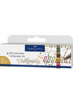 Zestaw do kaligrafii 4 kolory FABER CASTELL
