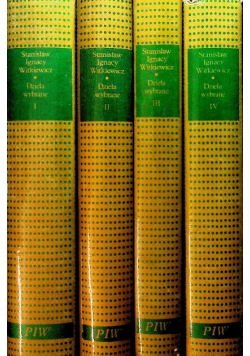 Witkiewicz Dzieła wybrane tom I do IV
