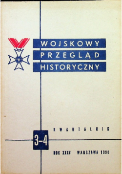 Wojskowy przegląd historyczny numer 3 4 1990