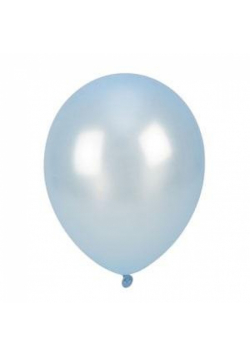 Balony metalizowane błękitne 25cm 100szt