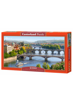 Puzzle Vltava Bridges in Prague 4000
