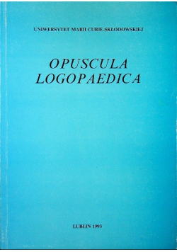 Opuscula Logopaedica