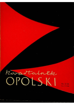 Kwartalnik opolski nr 2 / 22