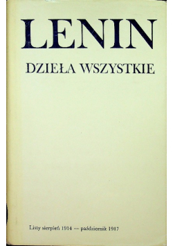 Lenin Dzieła wszystkie tom 49