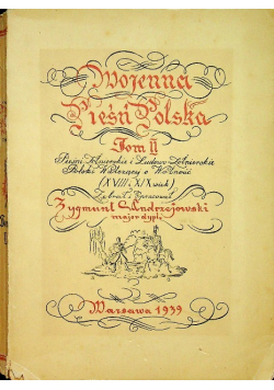 Wojenna pieśń polska tom II 1939 r