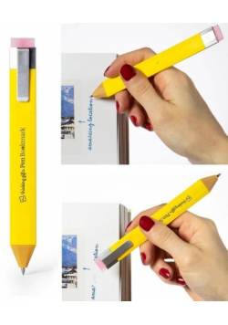 Pen Boomkark - zakładka długopis - Yellow - Żółty