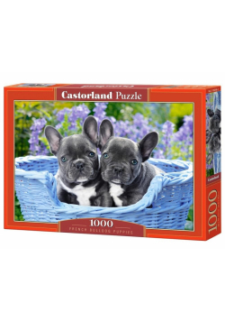 Puzzle 1000 French Bulldog Puppies CASTOR