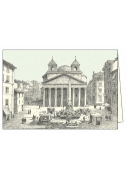 Karnet z kopertą ITW 001 Roma Piazza della Rotonda