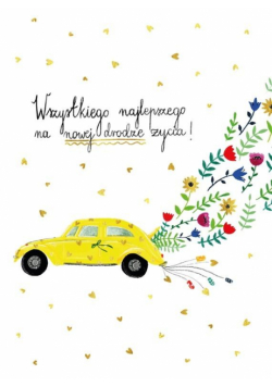 Karnet B6 Ślub - Auto