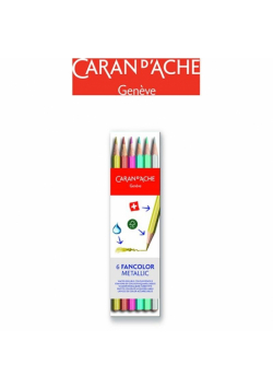 Kredki Fancolor Metallic 6szt
