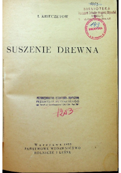 Suszenie drewna