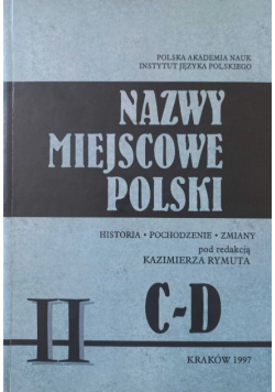 Nazwy Miejscowe Polski Tom II