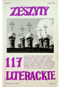 Zeszyty literackie 117