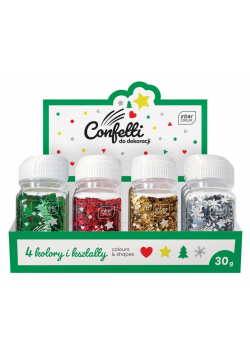 Confetti do dekoracji 30g Winter (12szt)