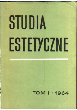 Studia Estetyczne tom I