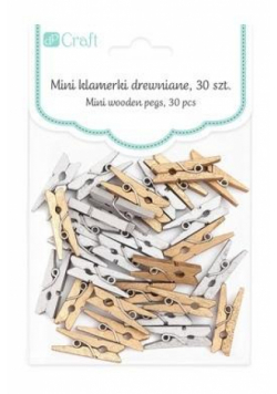 Klamerki mini 2,5cm 30szt