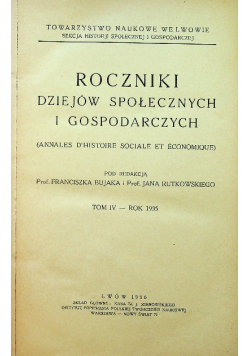 Roczniki dziejów społecznych i gospodarczych 1936 r.
