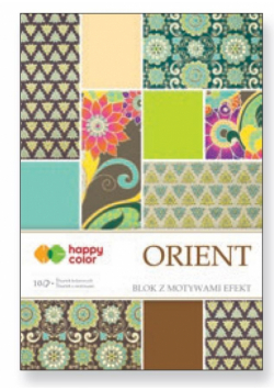 Blok Effect Orient 10 arkuszy HAPPY COLOR