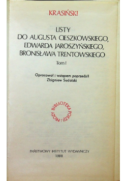 Listy do Augusta Cieszkowskiego