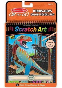 Scratch Art Dinozaury