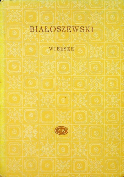 Białoszewski Wiersze