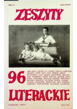 Zeszyty literackie nr 96 / 2006