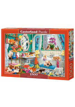 Puzzle 1500 Crazy Pet Bath