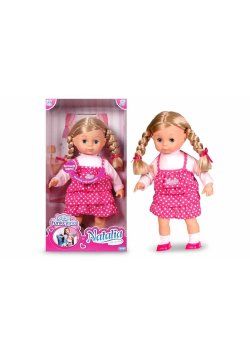 Lalka Natalia mówi po polsku 39 cm z warkoczami